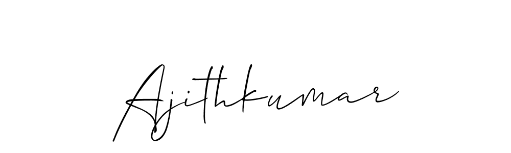 How to Draw Ajithkumar signature style? Allison_Script is a latest design signature styles for name Ajithkumar. Ajithkumar signature style 2 images and pictures png