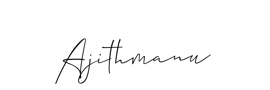 You can use this online signature creator to create a handwritten signature for the name Ajithmanu. This is the best online autograph maker. Ajithmanu signature style 2 images and pictures png