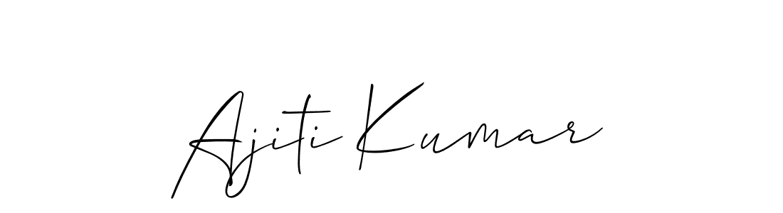 Make a short Ajiti Kumar signature style. Manage your documents anywhere anytime using Allison_Script. Create and add eSignatures, submit forms, share and send files easily. Ajiti Kumar signature style 2 images and pictures png