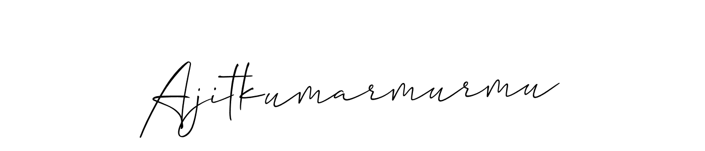 You can use this online signature creator to create a handwritten signature for the name Ajitkumarmurmu. This is the best online autograph maker. Ajitkumarmurmu signature style 2 images and pictures png