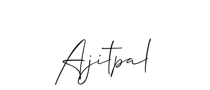 Best and Professional Signature Style for Ajitpal. Allison_Script Best Signature Style Collection. Ajitpal signature style 2 images and pictures png