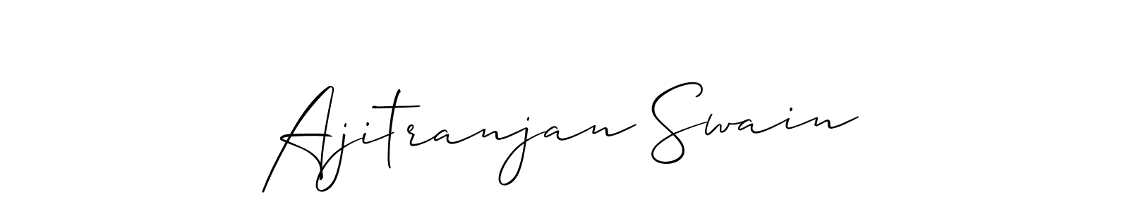 How to make Ajitranjan Swain signature? Allison_Script is a professional autograph style. Create handwritten signature for Ajitranjan Swain name. Ajitranjan Swain signature style 2 images and pictures png