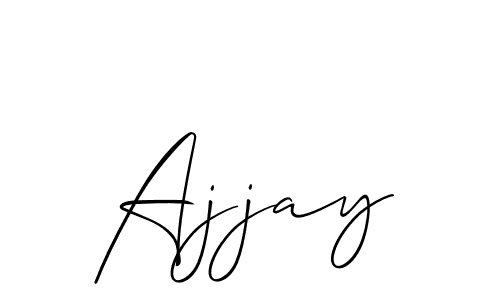 Make a beautiful signature design for name Ajjay. With this signature (Allison_Script) style, you can create a handwritten signature for free. Ajjay signature style 2 images and pictures png