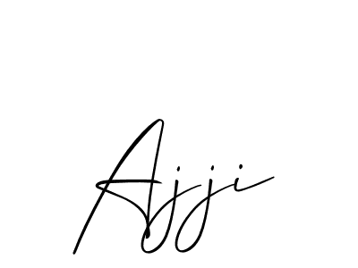 Create a beautiful signature design for name Ajji. With this signature (Allison_Script) fonts, you can make a handwritten signature for free. Ajji signature style 2 images and pictures png