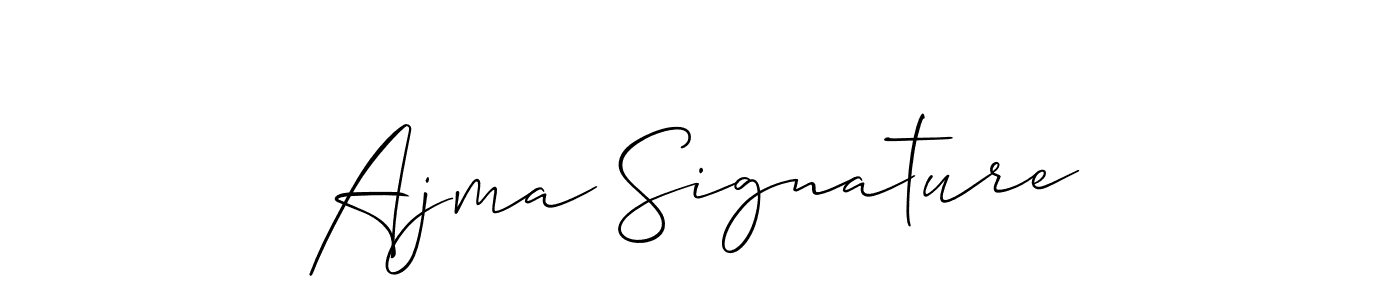 You should practise on your own different ways (Allison_Script) to write your name (Ajma Signature) in signature. don't let someone else do it for you. Ajma Signature signature style 2 images and pictures png