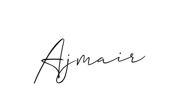 The best way (Allison_Script) to make a short signature is to pick only two or three words in your name. The name Ajmair include a total of six letters. For converting this name. Ajmair signature style 2 images and pictures png