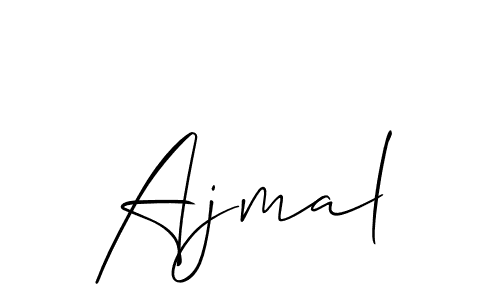 The best way (Allison_Script) to make a short signature is to pick only two or three words in your name. The name Ajmal include a total of six letters. For converting this name. Ajmal signature style 2 images and pictures png