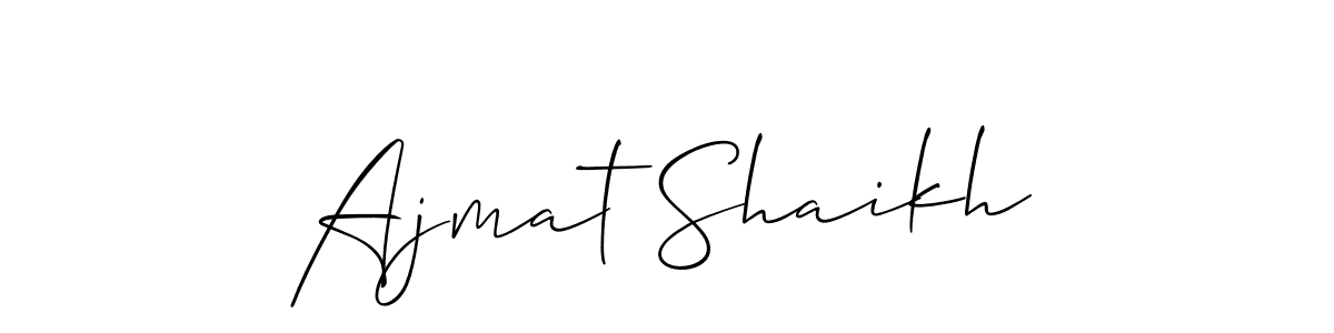 See photos of Ajmat Shaikh official signature by Spectra . Check more albums & portfolios. Read reviews & check more about Allison_Script font. Ajmat Shaikh signature style 2 images and pictures png