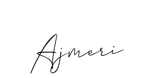 Best and Professional Signature Style for Ajmeri. Allison_Script Best Signature Style Collection. Ajmeri signature style 2 images and pictures png