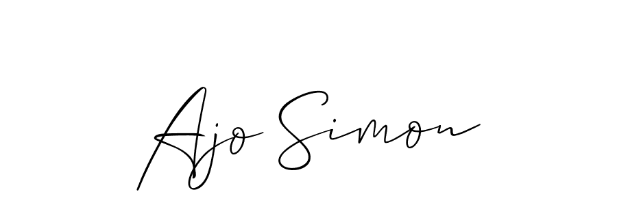 Check out images of Autograph of Ajo Simon name. Actor Ajo Simon Signature Style. Allison_Script is a professional sign style online. Ajo Simon signature style 2 images and pictures png