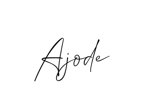 Also You can easily find your signature by using the search form. We will create Ajode name handwritten signature images for you free of cost using Allison_Script sign style. Ajode signature style 2 images and pictures png