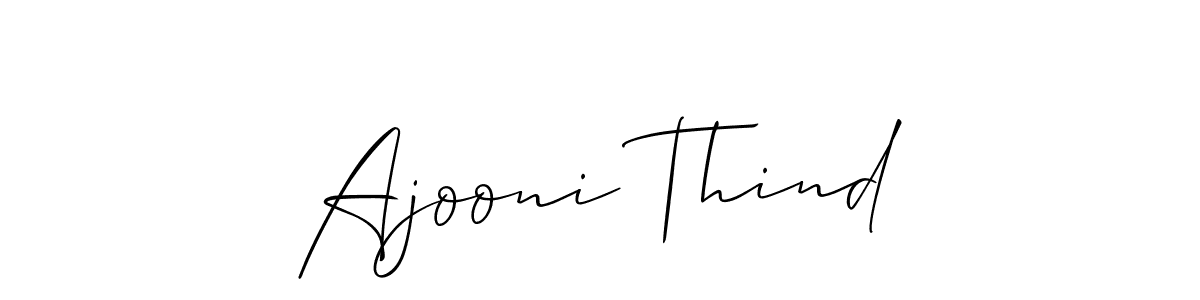 You can use this online signature creator to create a handwritten signature for the name Ajooni Thind. This is the best online autograph maker. Ajooni Thind signature style 2 images and pictures png
