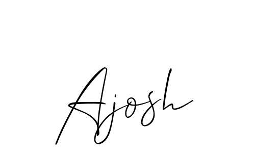 Best and Professional Signature Style for Ajosh. Allison_Script Best Signature Style Collection. Ajosh signature style 2 images and pictures png