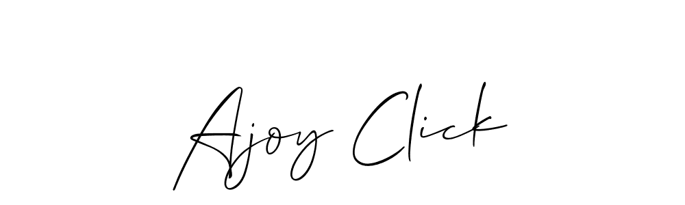 Make a beautiful signature design for name Ajoy Click. Use this online signature maker to create a handwritten signature for free. Ajoy Click signature style 2 images and pictures png