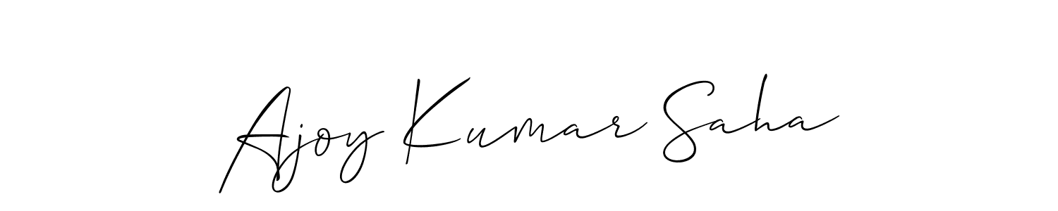 You can use this online signature creator to create a handwritten signature for the name Ajoy Kumar Saha. This is the best online autograph maker. Ajoy Kumar Saha signature style 2 images and pictures png