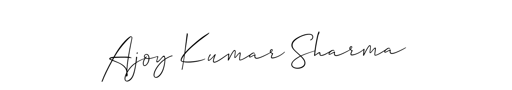 Once you've used our free online signature maker to create your best signature Allison_Script style, it's time to enjoy all of the benefits that Ajoy Kumar Sharma name signing documents. Ajoy Kumar Sharma signature style 2 images and pictures png