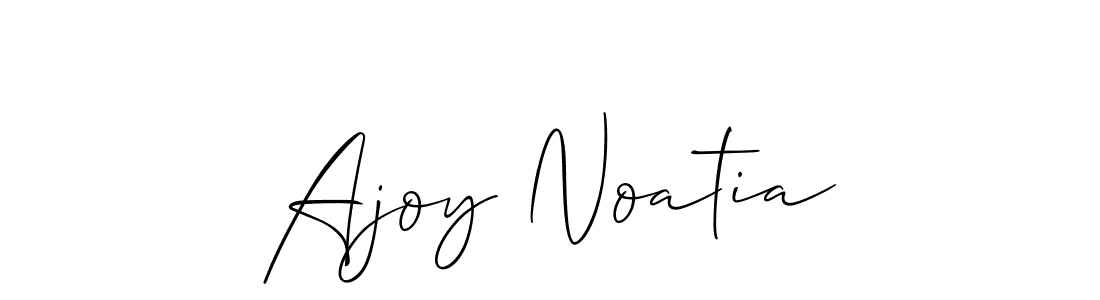 Best and Professional Signature Style for Ajoy Noatia. Allison_Script Best Signature Style Collection. Ajoy Noatia signature style 2 images and pictures png