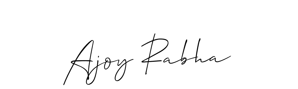 The best way (Allison_Script) to make a short signature is to pick only two or three words in your name. The name Ajoy Rabha include a total of six letters. For converting this name. Ajoy Rabha signature style 2 images and pictures png