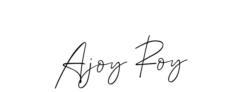 How to make Ajoy Roy name signature. Use Allison_Script style for creating short signs online. This is the latest handwritten sign. Ajoy Roy signature style 2 images and pictures png