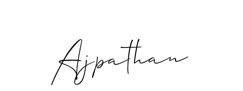 You can use this online signature creator to create a handwritten signature for the name Ajpathan. This is the best online autograph maker. Ajpathan signature style 2 images and pictures png