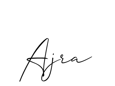 It looks lik you need a new signature style for name Ajra. Design unique handwritten (Allison_Script) signature with our free signature maker in just a few clicks. Ajra signature style 2 images and pictures png