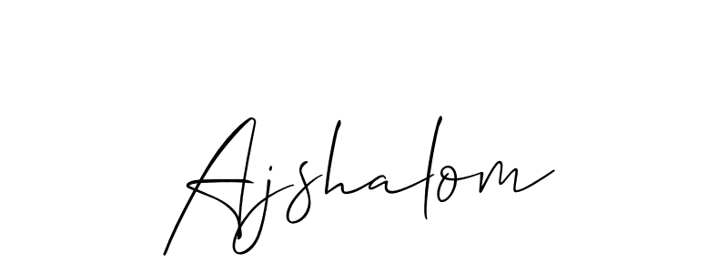 Ajshalom stylish signature style. Best Handwritten Sign (Allison_Script) for my name. Handwritten Signature Collection Ideas for my name Ajshalom. Ajshalom signature style 2 images and pictures png