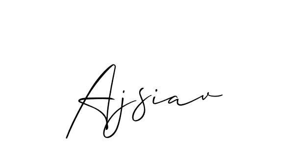 Make a beautiful signature design for name Ajsiav. Use this online signature maker to create a handwritten signature for free. Ajsiav signature style 2 images and pictures png
