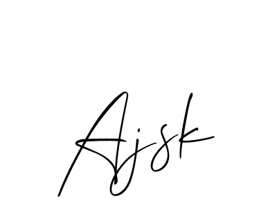 Similarly Allison_Script is the best handwritten signature design. Signature creator online .You can use it as an online autograph creator for name Ajsk. Ajsk signature style 2 images and pictures png