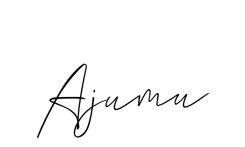 It looks lik you need a new signature style for name Ajumu. Design unique handwritten (Allison_Script) signature with our free signature maker in just a few clicks. Ajumu signature style 2 images and pictures png