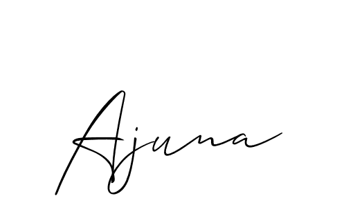 How to make Ajuna name signature. Use Allison_Script style for creating short signs online. This is the latest handwritten sign. Ajuna signature style 2 images and pictures png