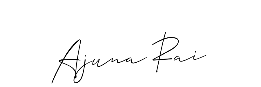 Once you've used our free online signature maker to create your best signature Allison_Script style, it's time to enjoy all of the benefits that Ajuna Rai name signing documents. Ajuna Rai signature style 2 images and pictures png