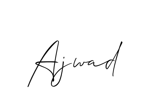 Once you've used our free online signature maker to create your best signature Allison_Script style, it's time to enjoy all of the benefits that Ajwad name signing documents. Ajwad signature style 2 images and pictures png