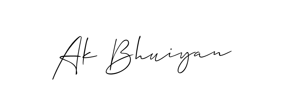 You can use this online signature creator to create a handwritten signature for the name Ak Bhuiyan. This is the best online autograph maker. Ak Bhuiyan signature style 2 images and pictures png