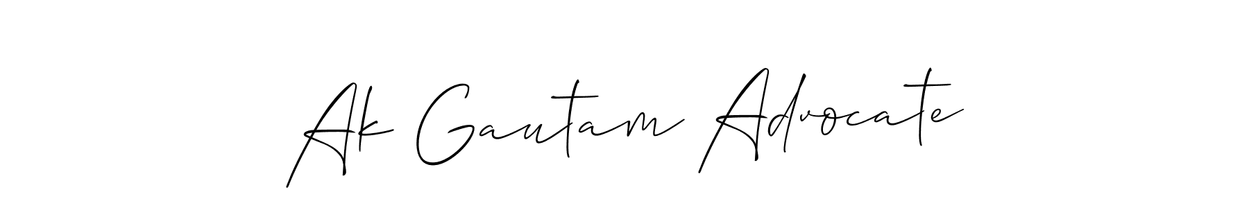 Here are the top 10 professional signature styles for the name Ak Gautam Advocate. These are the best autograph styles you can use for your name. Ak Gautam Advocate signature style 2 images and pictures png