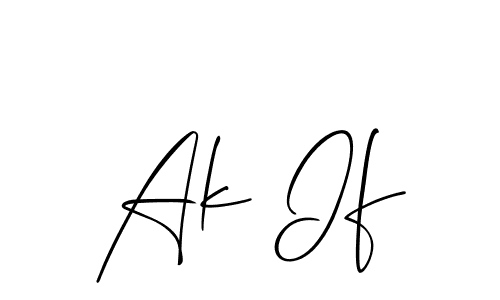 Best and Professional Signature Style for Ak If. Allison_Script Best Signature Style Collection. Ak If signature style 2 images and pictures png