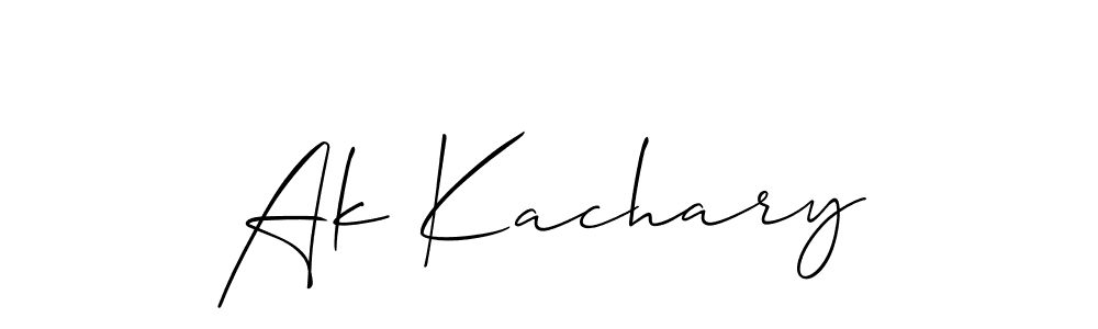 See photos of Ak Kachary official signature by Spectra . Check more albums & portfolios. Read reviews & check more about Allison_Script font. Ak Kachary signature style 2 images and pictures png