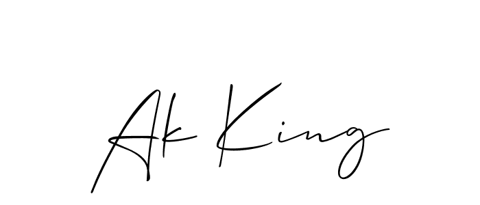 See photos of Ak King official signature by Spectra . Check more albums & portfolios. Read reviews & check more about Allison_Script font. Ak King signature style 2 images and pictures png