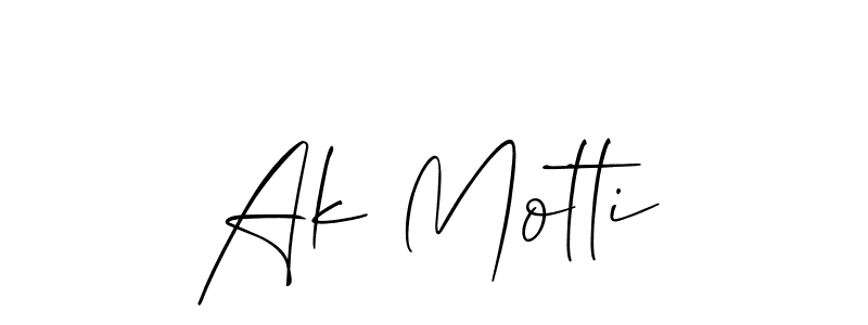 Similarly Allison_Script is the best handwritten signature design. Signature creator online .You can use it as an online autograph creator for name Ak Motti. Ak Motti signature style 2 images and pictures png