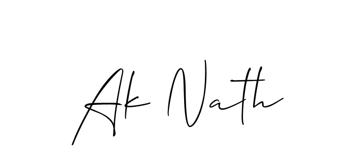 How to Draw Ak Nath signature style? Allison_Script is a latest design signature styles for name Ak Nath. Ak Nath signature style 2 images and pictures png