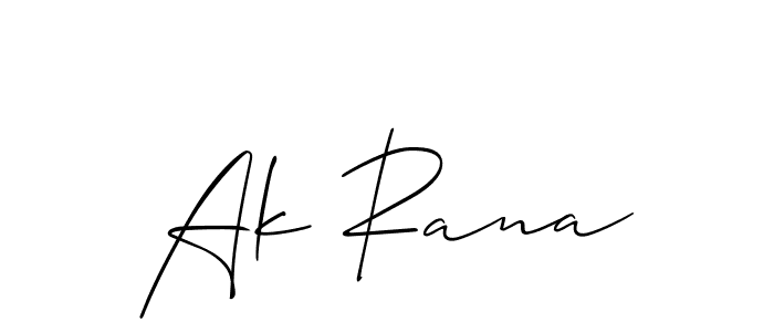 Best and Professional Signature Style for Ak Rana. Allison_Script Best Signature Style Collection. Ak Rana signature style 2 images and pictures png