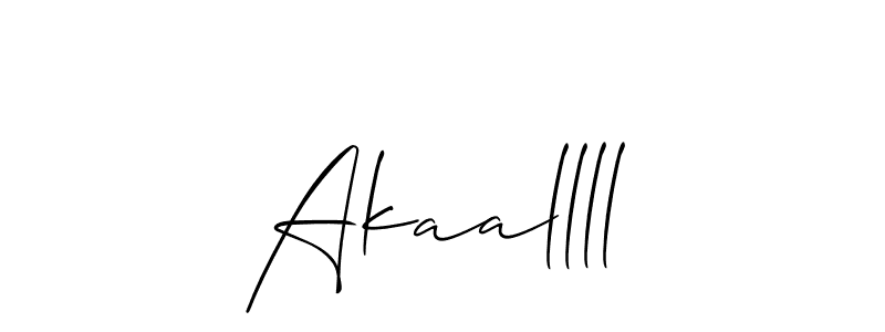 Make a beautiful signature design for name Akaallll. Use this online signature maker to create a handwritten signature for free. Akaallll signature style 2 images and pictures png