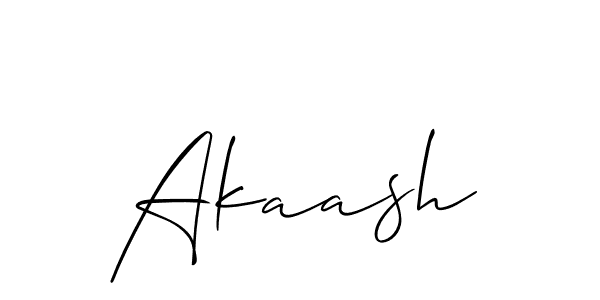 The best way (Allison_Script) to make a short signature is to pick only two or three words in your name. The name Akaash include a total of six letters. For converting this name. Akaash signature style 2 images and pictures png