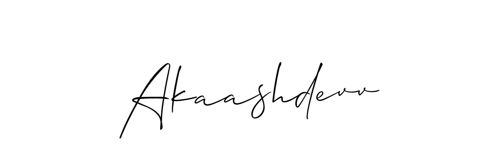 Make a short Akaashdevv signature style. Manage your documents anywhere anytime using Allison_Script. Create and add eSignatures, submit forms, share and send files easily. Akaashdevv signature style 2 images and pictures png