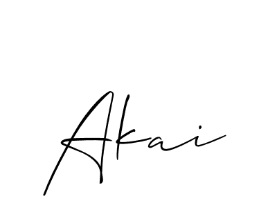 How to Draw Akai signature style? Allison_Script is a latest design signature styles for name Akai. Akai signature style 2 images and pictures png