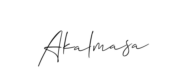 Also You can easily find your signature by using the search form. We will create Akalmasa name handwritten signature images for you free of cost using Allison_Script sign style. Akalmasa signature style 2 images and pictures png