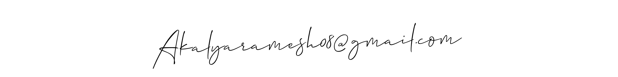 Best and Professional Signature Style for Akalyaramesh08@gmail.com. Allison_Script Best Signature Style Collection. Akalyaramesh08@gmail.com signature style 2 images and pictures png