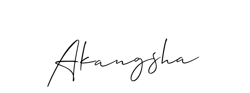 Here are the top 10 professional signature styles for the name Akangsha. These are the best autograph styles you can use for your name. Akangsha signature style 2 images and pictures png