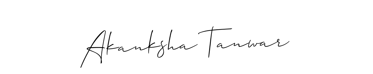Best and Professional Signature Style for Akanksha Tanwar. Allison_Script Best Signature Style Collection. Akanksha Tanwar signature style 2 images and pictures png