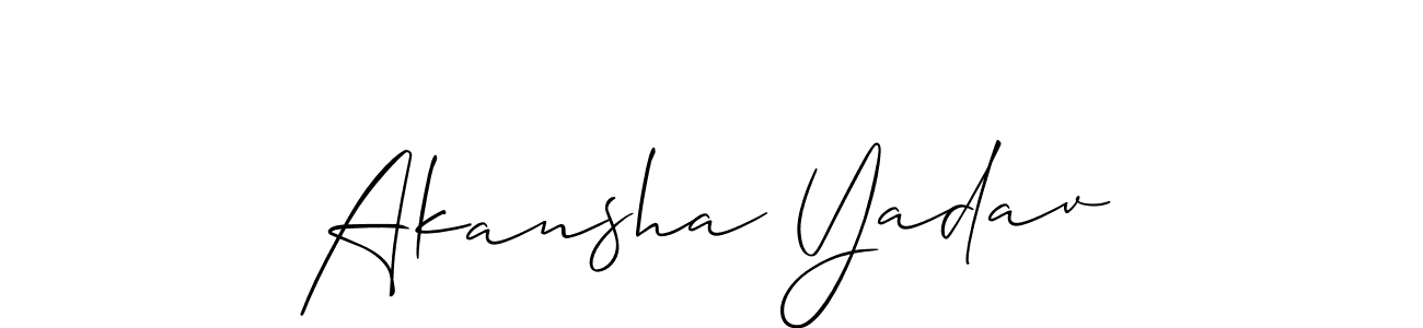 Make a beautiful signature design for name Akansha Yadav. Use this online signature maker to create a handwritten signature for free. Akansha Yadav signature style 2 images and pictures png