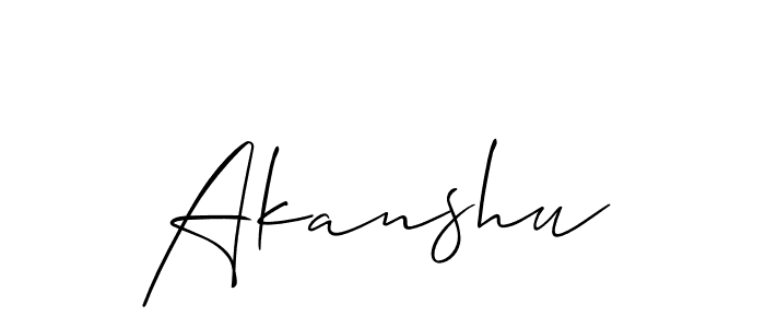 Similarly Allison_Script is the best handwritten signature design. Signature creator online .You can use it as an online autograph creator for name Akanshu. Akanshu signature style 2 images and pictures png